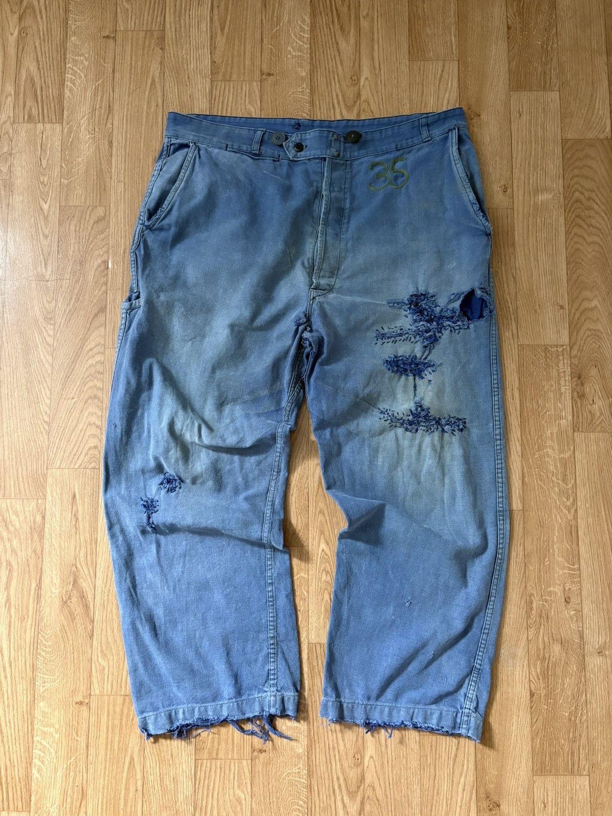 Union LA Vintage Bleu Travail PTSF x Union L.A Size US 34 / EU 50 - 1 Thumbnail