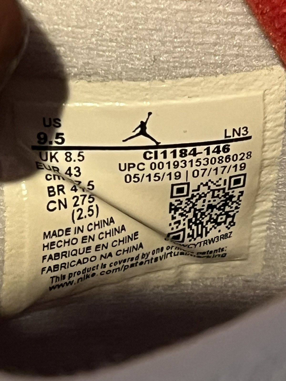 Jordan Brand × Nike Air Jordan 4 Retro What The 2019 Size US 9.5 / EU 42-43 - 7 Thumbnail