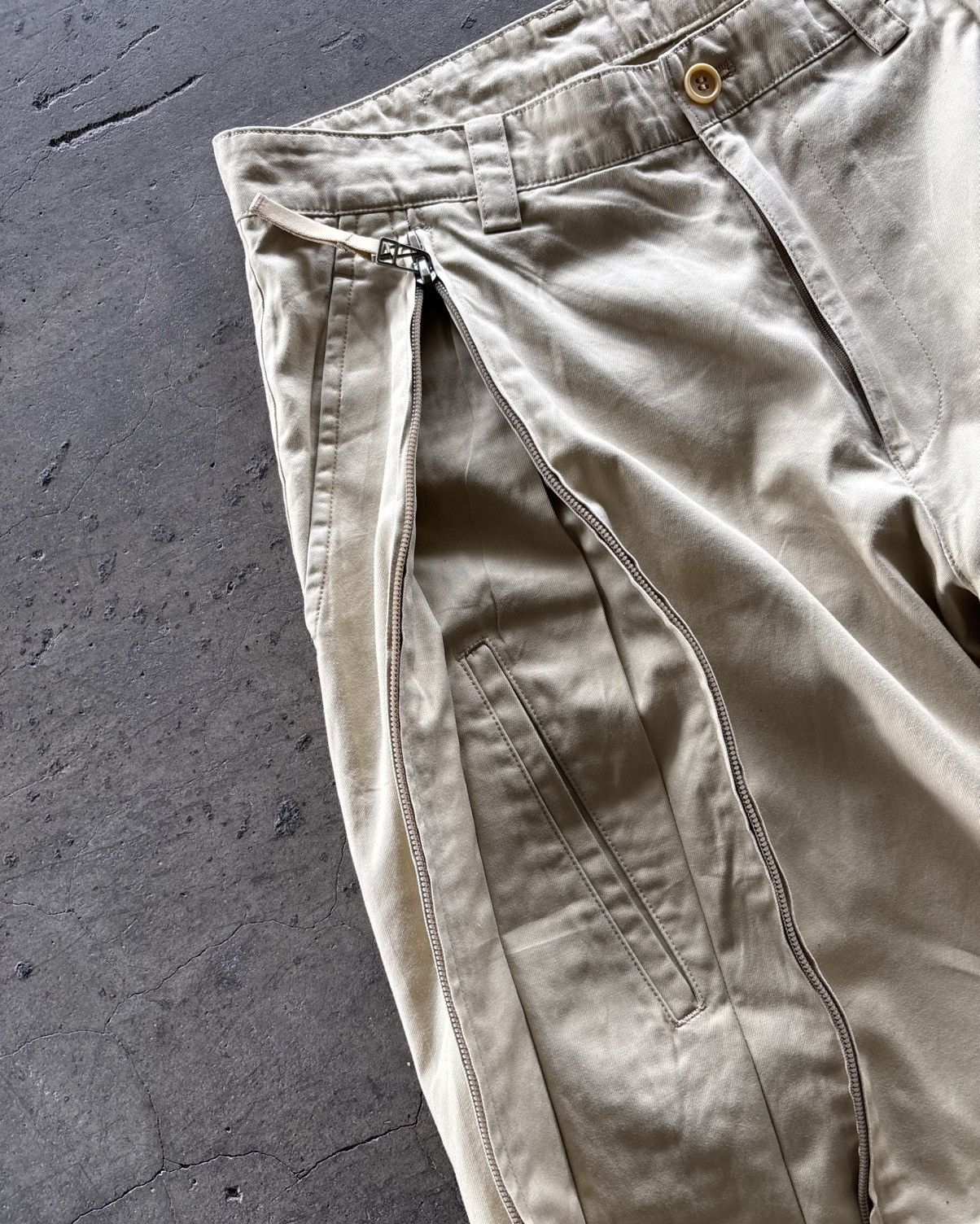 Issey Miyake Issey Miyake White Label Multi-Zip Pants Size US 30 / EU 46 - 2 Thumbnail