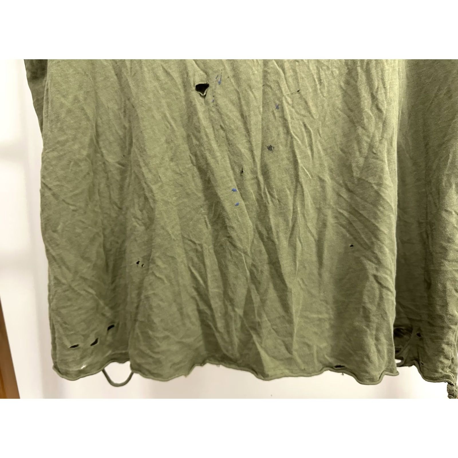 Gap VTG Gap T-Shirt Mens M Green Distressed WIP Workwear Grunge Short Sleeve Size US M / EU 48-50 / 2 - 7 Thumbnail