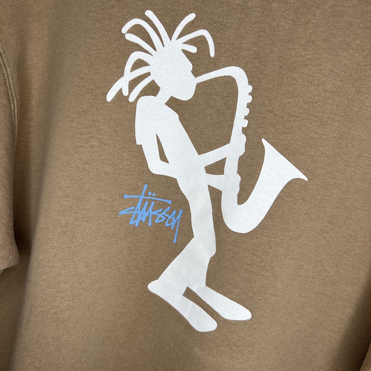 Stussy Vintage Stussy Saxophone 90’s Sweatshirt Crewneck Brown Logo Size US L / EU 52-54 / 3 - 11 Thumbnail