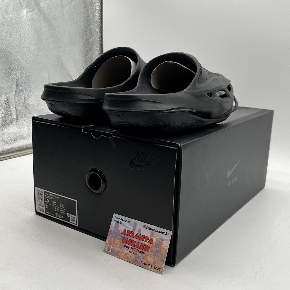 Nike Matthew M. Williams x 005 slides black Size US 10 / EU 43 - 5 Thumbnail