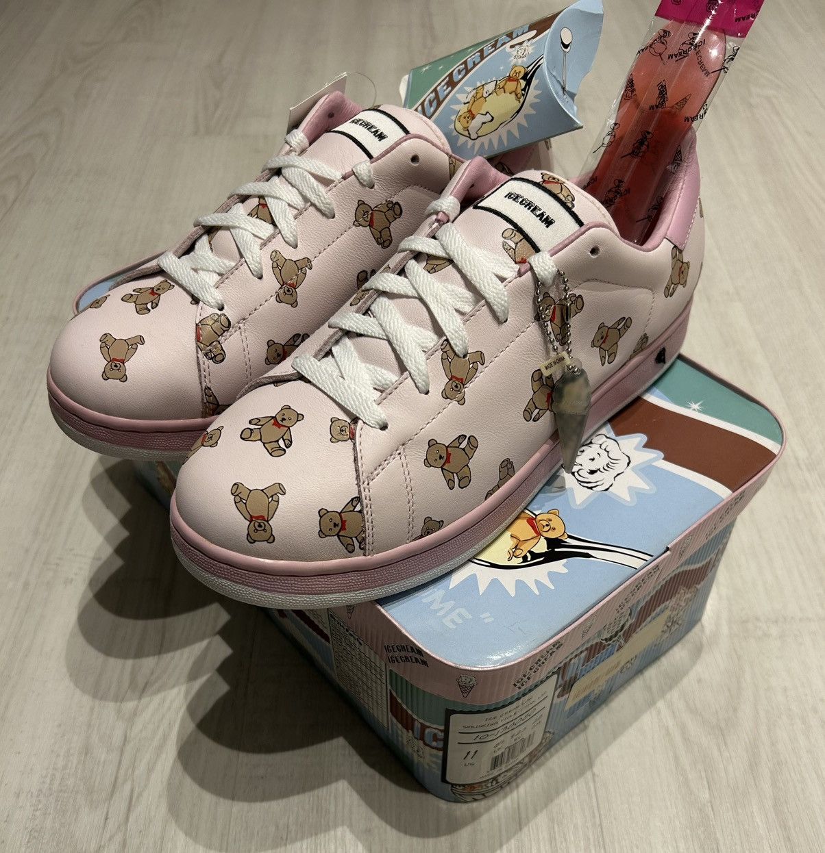 Billionaire Boys Club × Icecream × Reebok RARE OG REEBOK X BBC/ICE CREAM BOUTIQUE SNEAKER Size US 9.5 / EU 42-43 - 3 Thumbnail