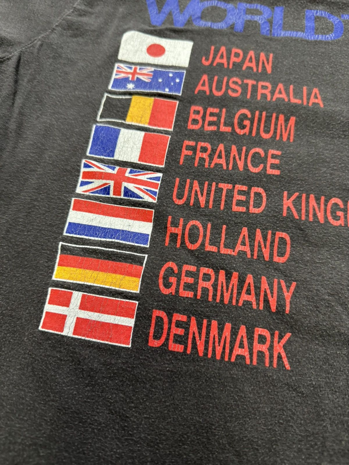 Band Tees Vintage 1990 Phil Collins genesis drummer band t shirt rock Size US L / EU 52-54 / 3 - 18 Thumbnail