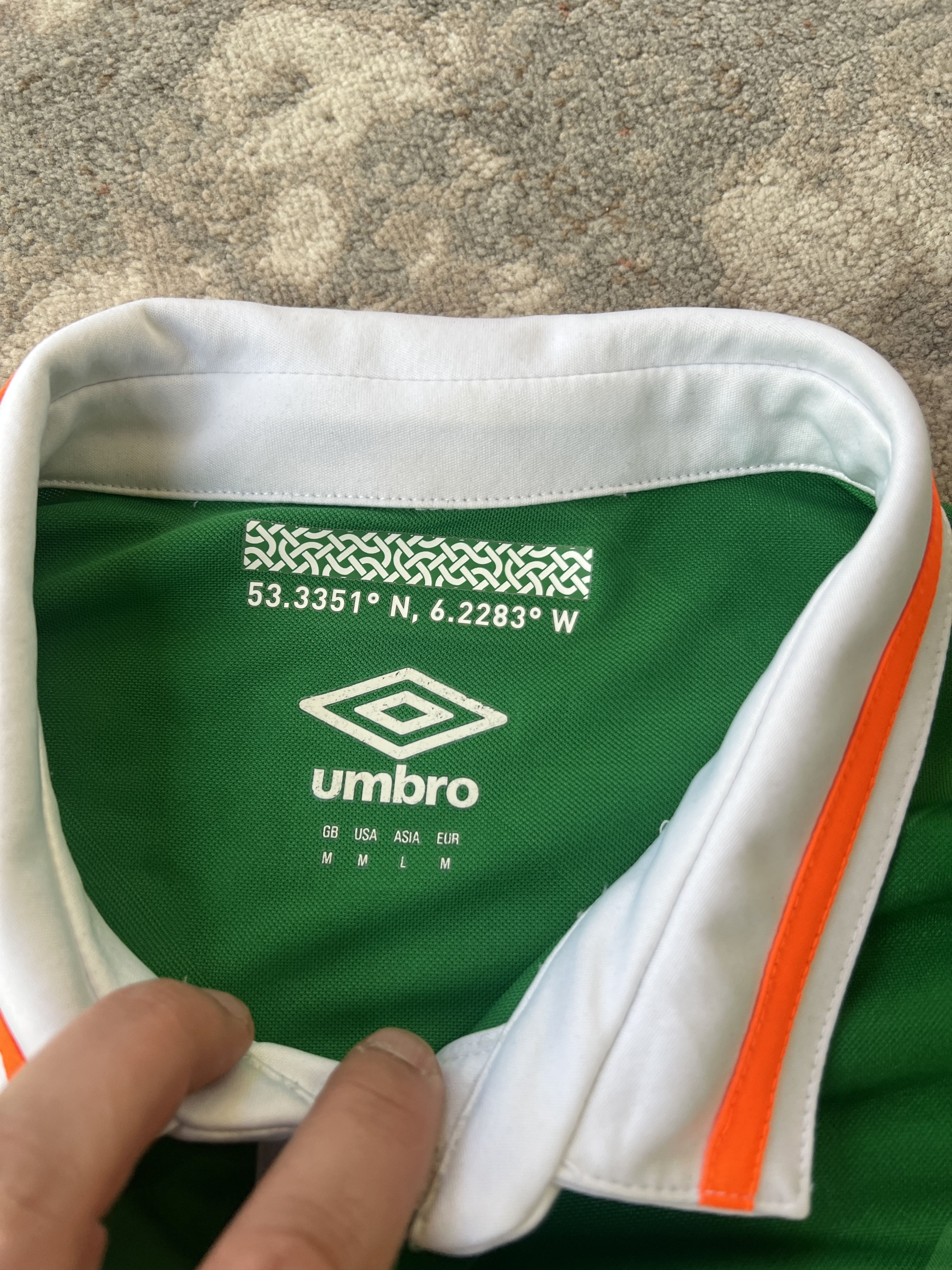 Umbro Umbro Ireland Football Jersey Size US M / EU 48-50 / 2 - 9 Thumbnail