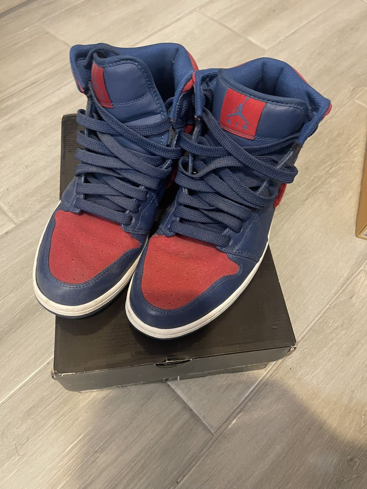 Jordan Brand Nike Air Jordan 1 French Blue Phat 2009 Premier Size US 10.5 / EU 43-44 - 1 Thumbnail