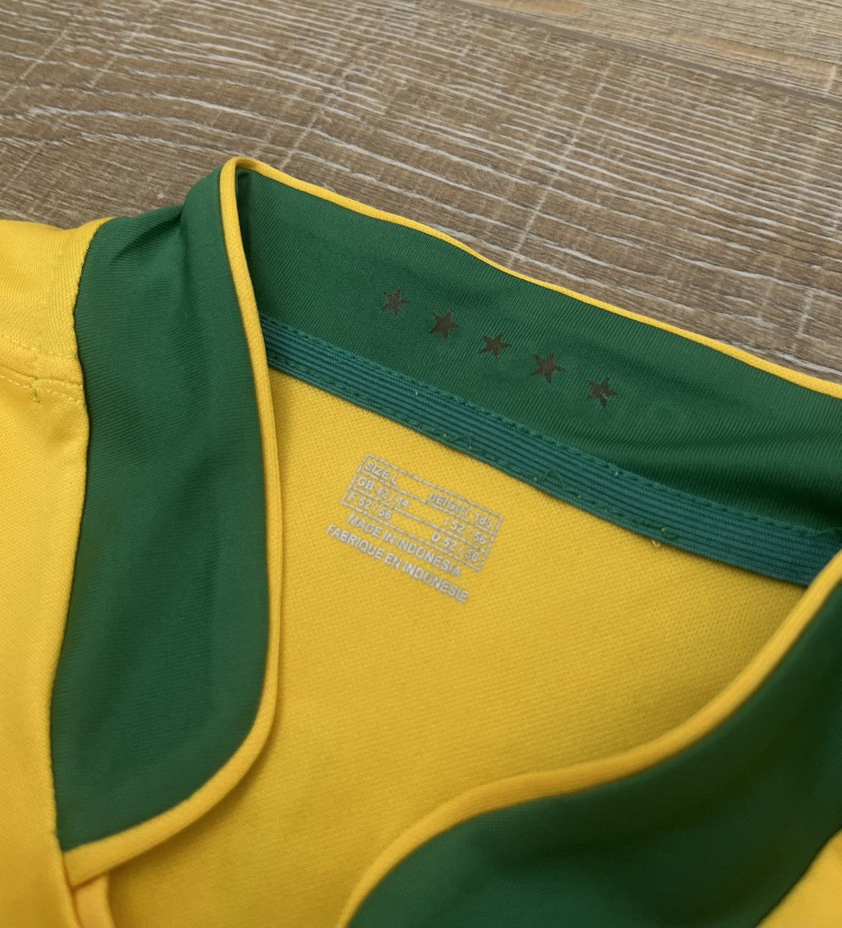 Nike RARE NIKE BRAZIL ROBINHO #11 HYPE BLOCKCORE STYLE JERSEY Size US L / EU 52-54 / 3 - 3 Thumbnail
