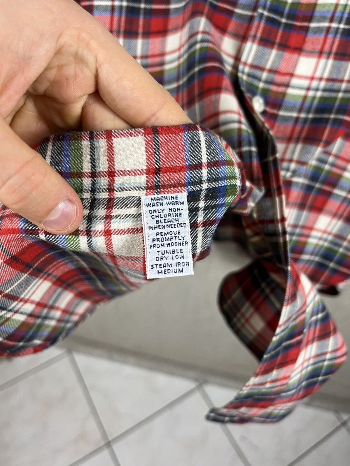 Flannel × Ralph Lauren × Vintage Vintage 90s Ralph Lauren blake flannel plaid shirt checked Size US XL / EU 56 / 4 - 17 Thumbnail