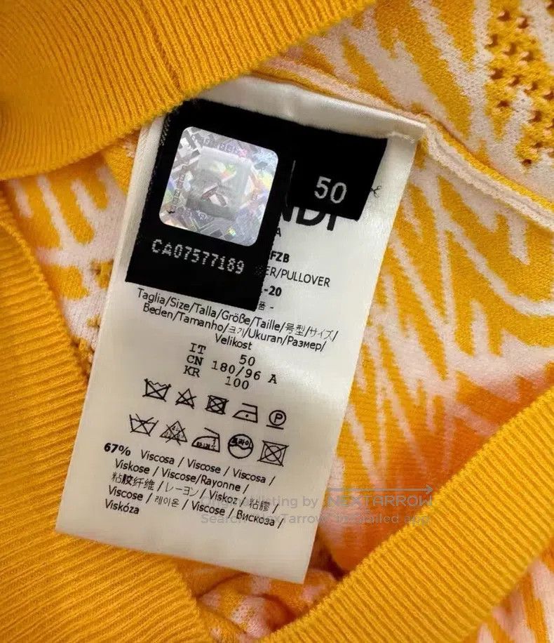 Fendi Fendi Letter logo round-neck short-sleeve Size US M / EU 48-50 / 2 - 6 Thumbnail