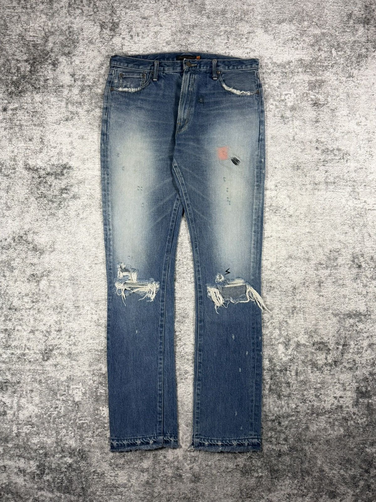 Jun Takahashi SS05 Undercover "But Beautiful II" 58 Patchwork Denim Size US 34 / EU 50 - 1 Thumbnail