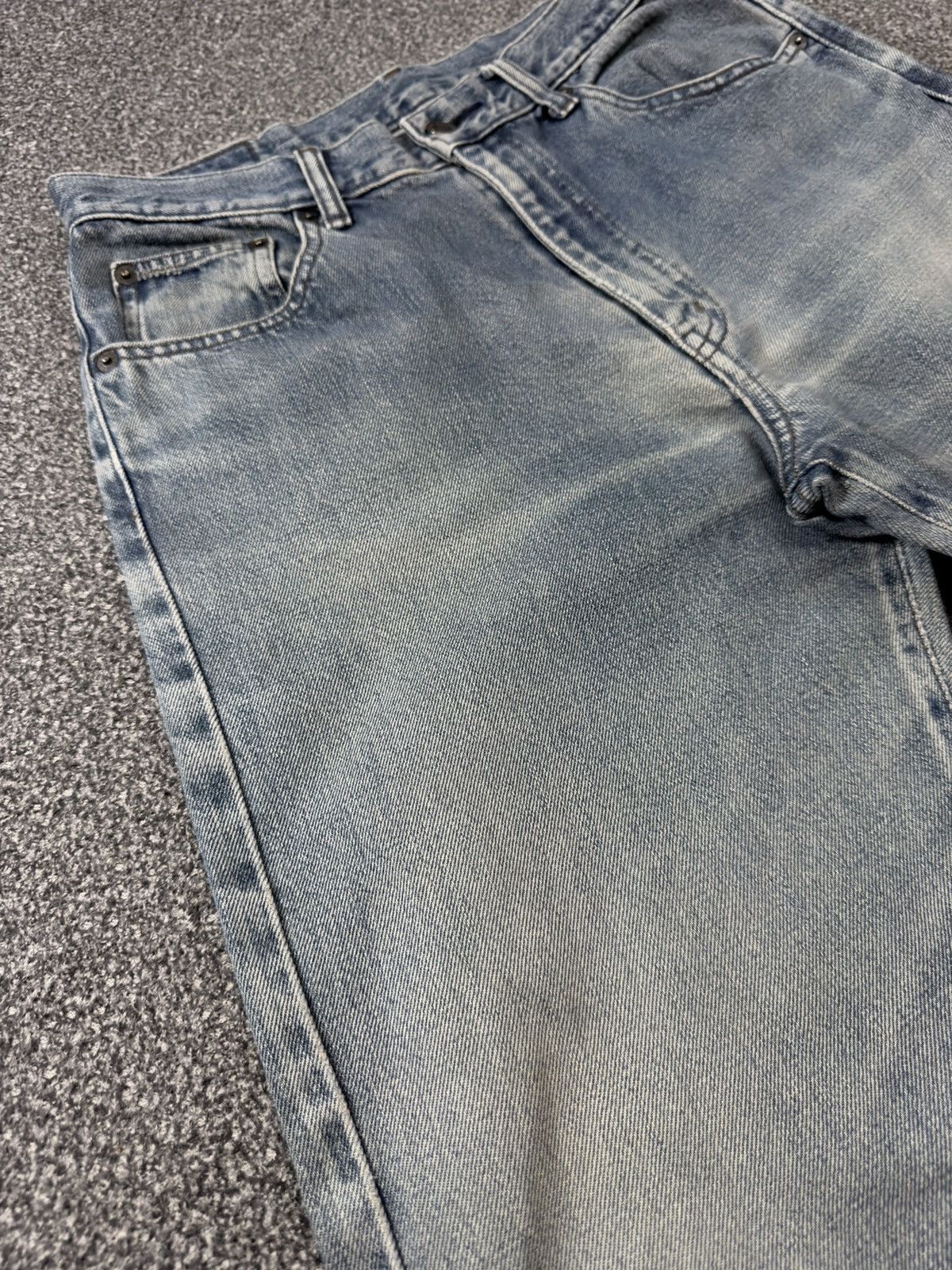 Japanese Brand Vintage Japanese Fade Aging Bobson Straight Distressed Denim Size US 30 / EU 46 - 4 Thumbnail