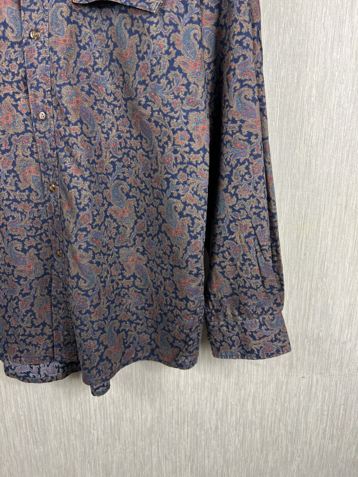 Gant Vintage 80s Gant baroque pattern retro pocket shirt cotton Size US M / EU 48-50 / 2 - 6 Thumbnail