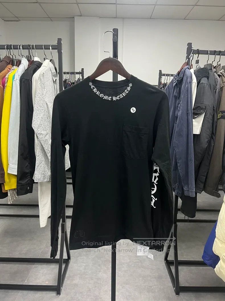 Chrome Hearts CHROME HEARTS Size S Black Sanskrit long sleeves Size US S / EU 44-46 / 1 - 1 Thumbnail