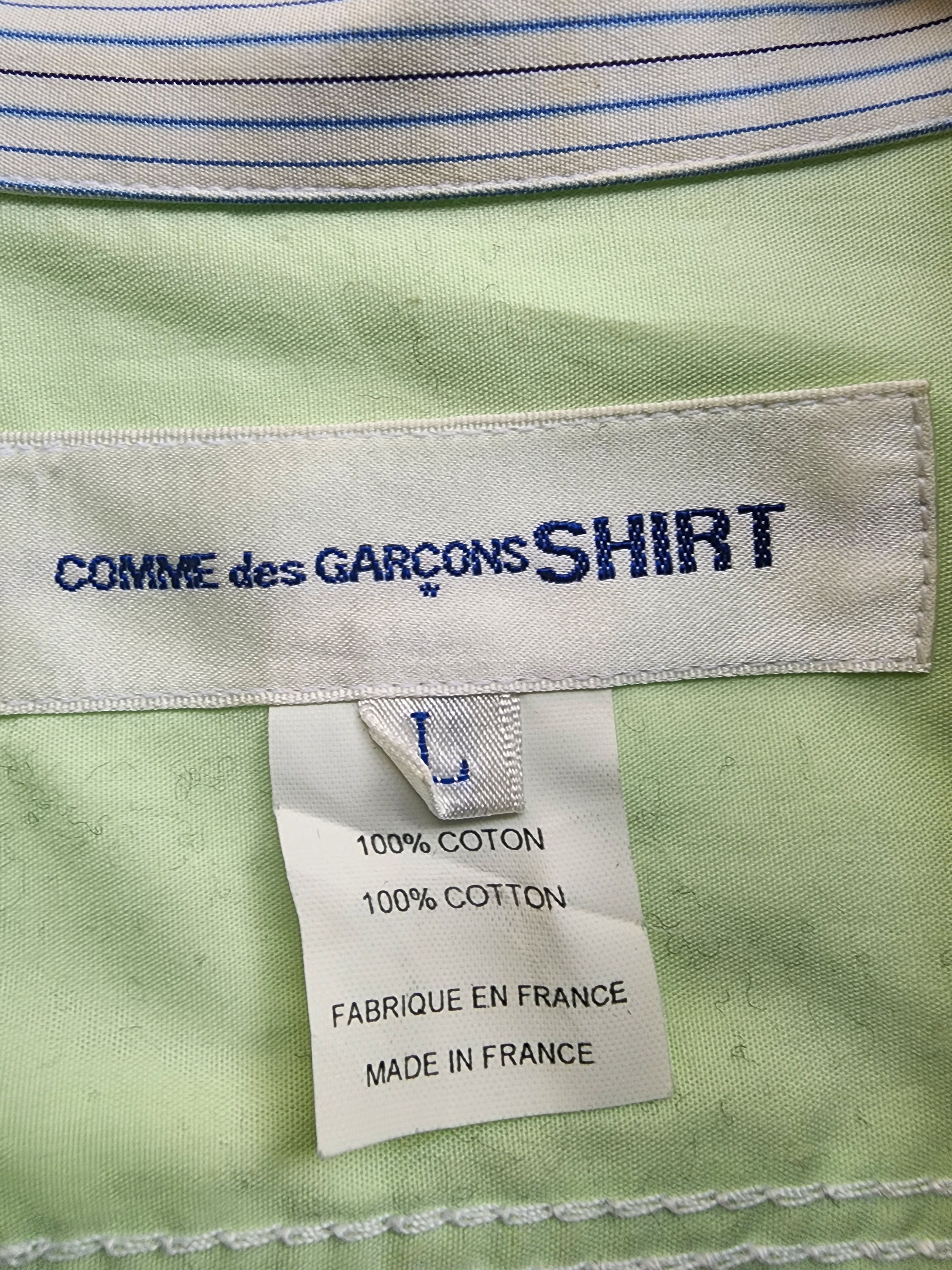 Comme des Garcons comme des grcons pastel mix stripe shirt med Size US M / EU 48-50 / 2 - 8 Thumbnail