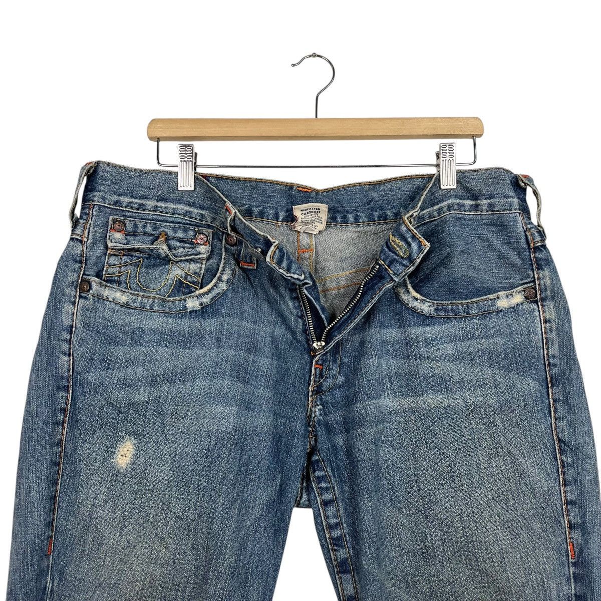 True Religion Vintage True Religion Custom Short Denim Jeans Size US 36 / EU 52 - 8 Thumbnail