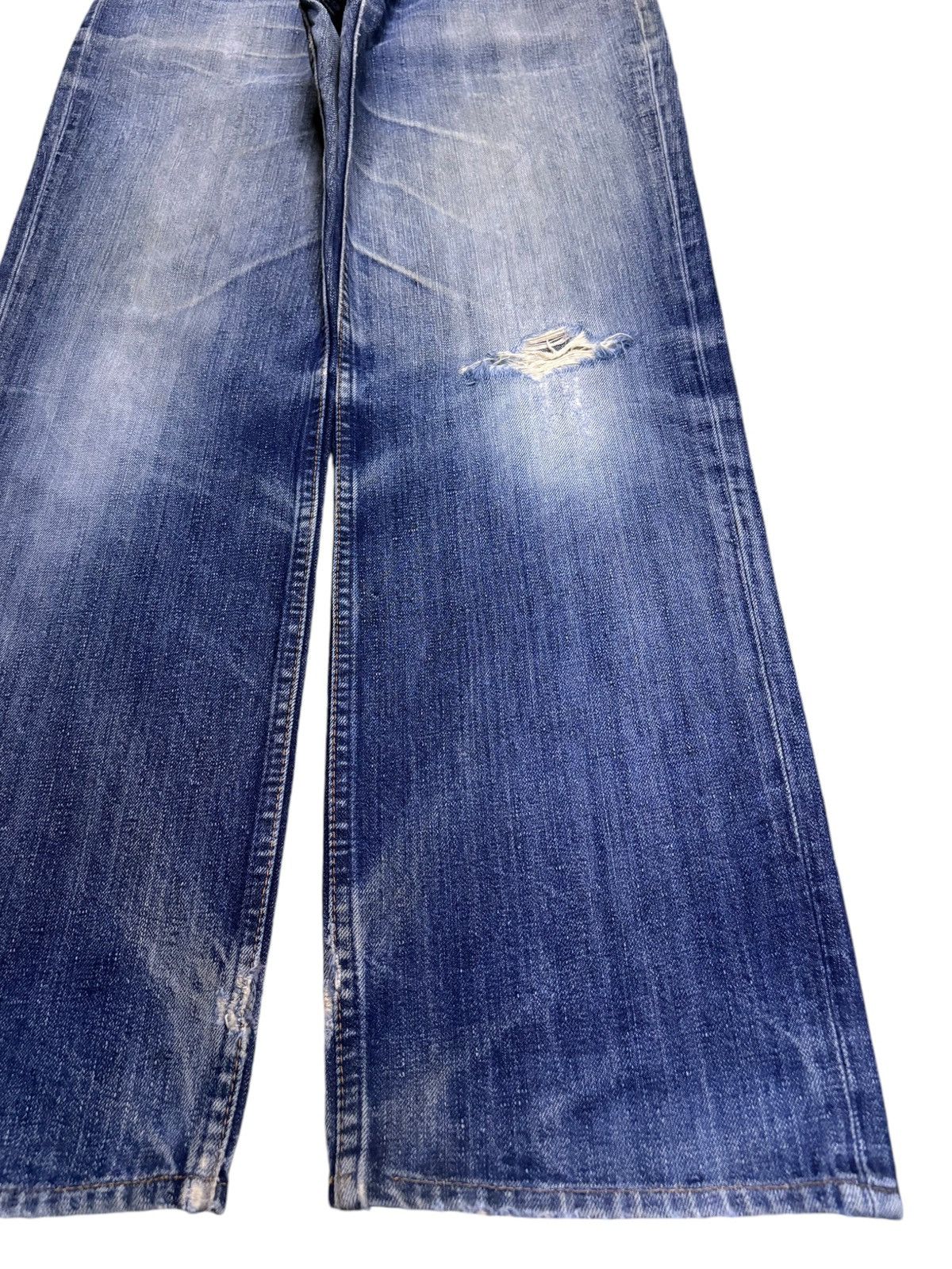 Levi's Vintage 90s Levis 502 Mud Wash Distressed Baggy Jeans Size US 31 - 7 Thumbnail