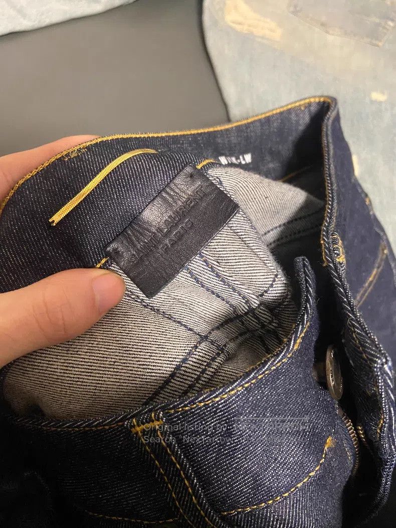 Saint Laurent Paris Saint Laurent Paris Bright Blue Basic Denim Jeans Size US 26 / EU 42 - 3 Thumbnail