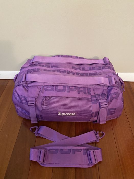 Supreme Duffle Bag Purple (FW21)