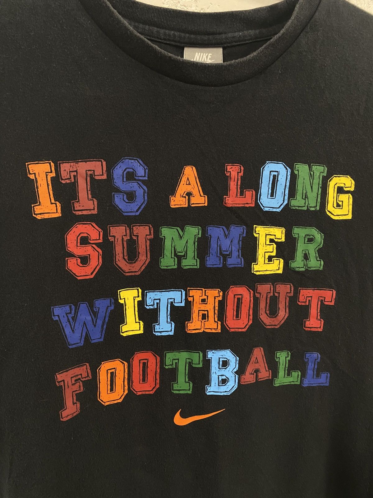 Nike Nike Vintage “It’s a long summer without football” Y2K Size US XL / EU 56 / 4 - 2 Thumbnail