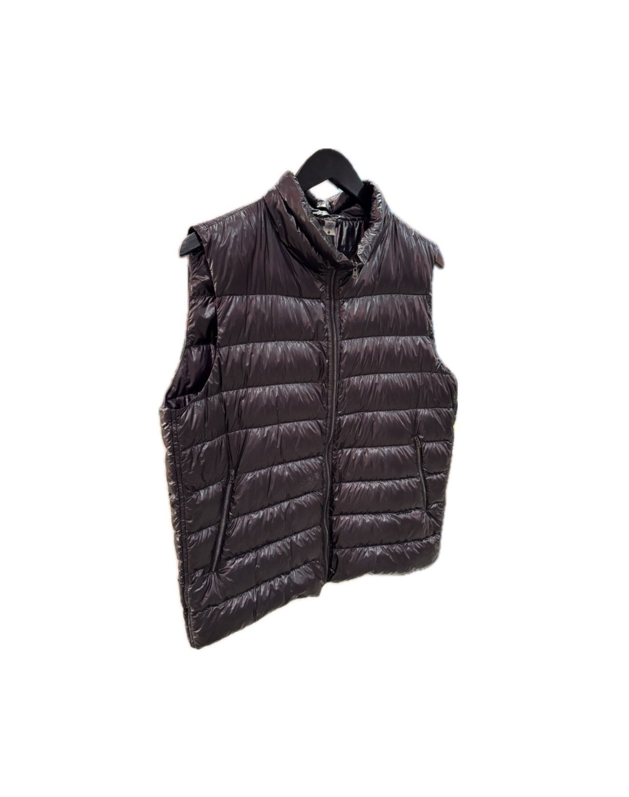 【HERNO】Sleeveless Down Jacket In Dove Gray Polyester HERNO sleeveless down jacket in dove gray polyester with