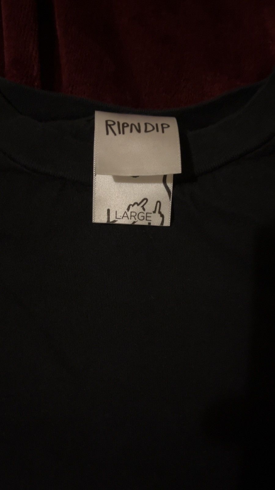 RIPNDIP 9.9/10 Worn Once Ripndip Bob Ross Black Long Sleeve Large Size US L / EU 52-54 / 3 - 6 Thumbnail