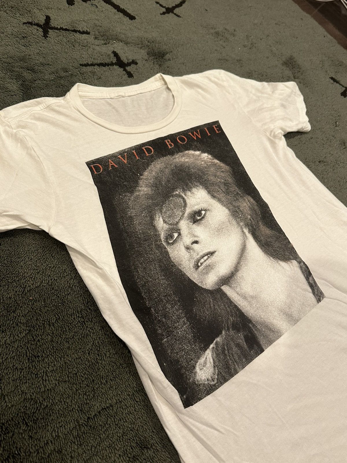 Band Tees × Vintage Rare 70’s/80’s David Bowie “Ziggy Stardust” Tee Shirt Size US M / EU 48-50 / 2 - 3 Thumbnail