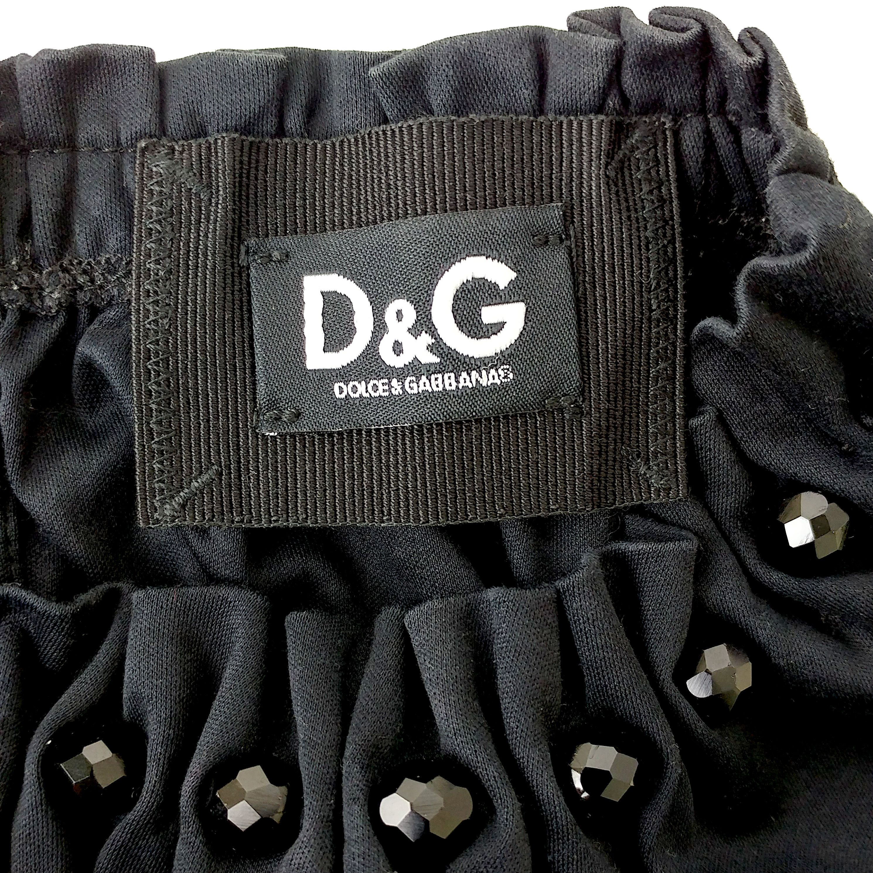 Dolce & Gabbana Genuine Sleeveless Beaded Neckline Top Y2K Archive Size S / US 4 / IT 40 - 5 Thumbnail