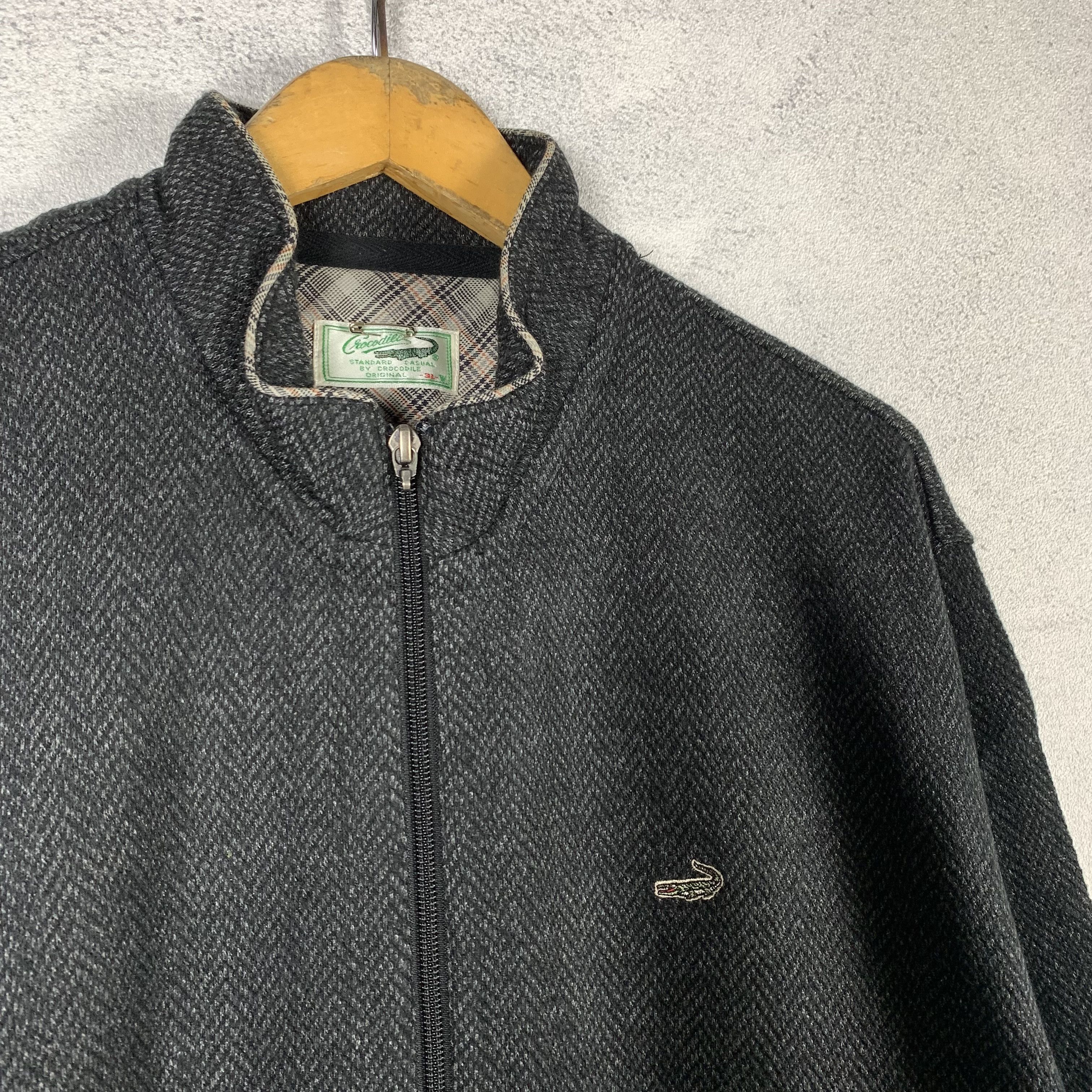 Vintage Vintage 90s Crocodile Zip Up Sweatshirt Crewneck Size US L / EU 52-54 / 3 - 3 Thumbnail