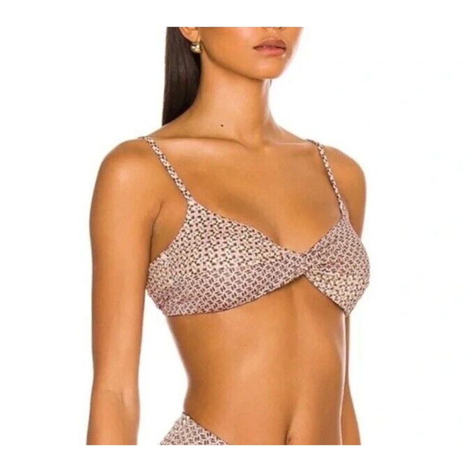 Other NWT L*SPACE Shimmer Kaleidoscope Eyes Ringo Bikini Top XS Size ONE SIZE - 4 Thumbnail
