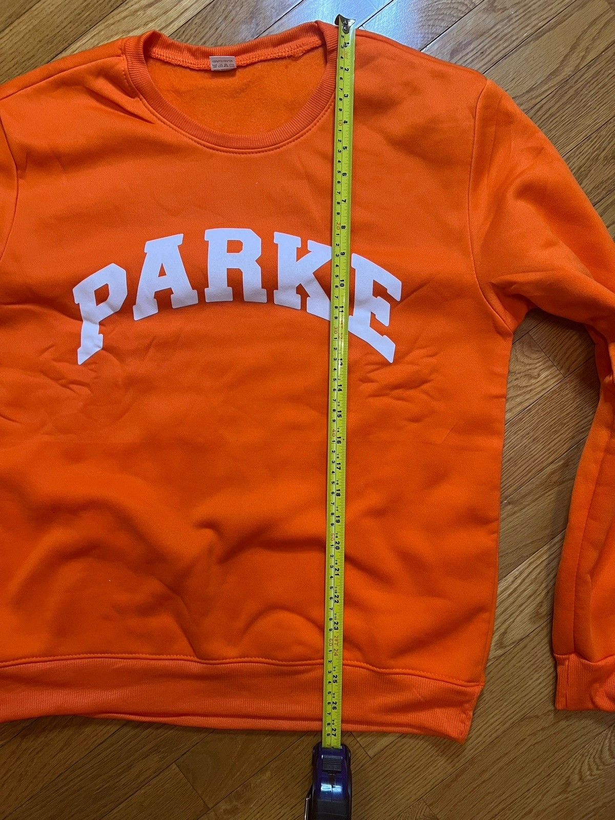 Other PARKE Varsity Crewneck Sweatshirt Orange Oversized Size L / US 10 / IT 46 - 8 Thumbnail