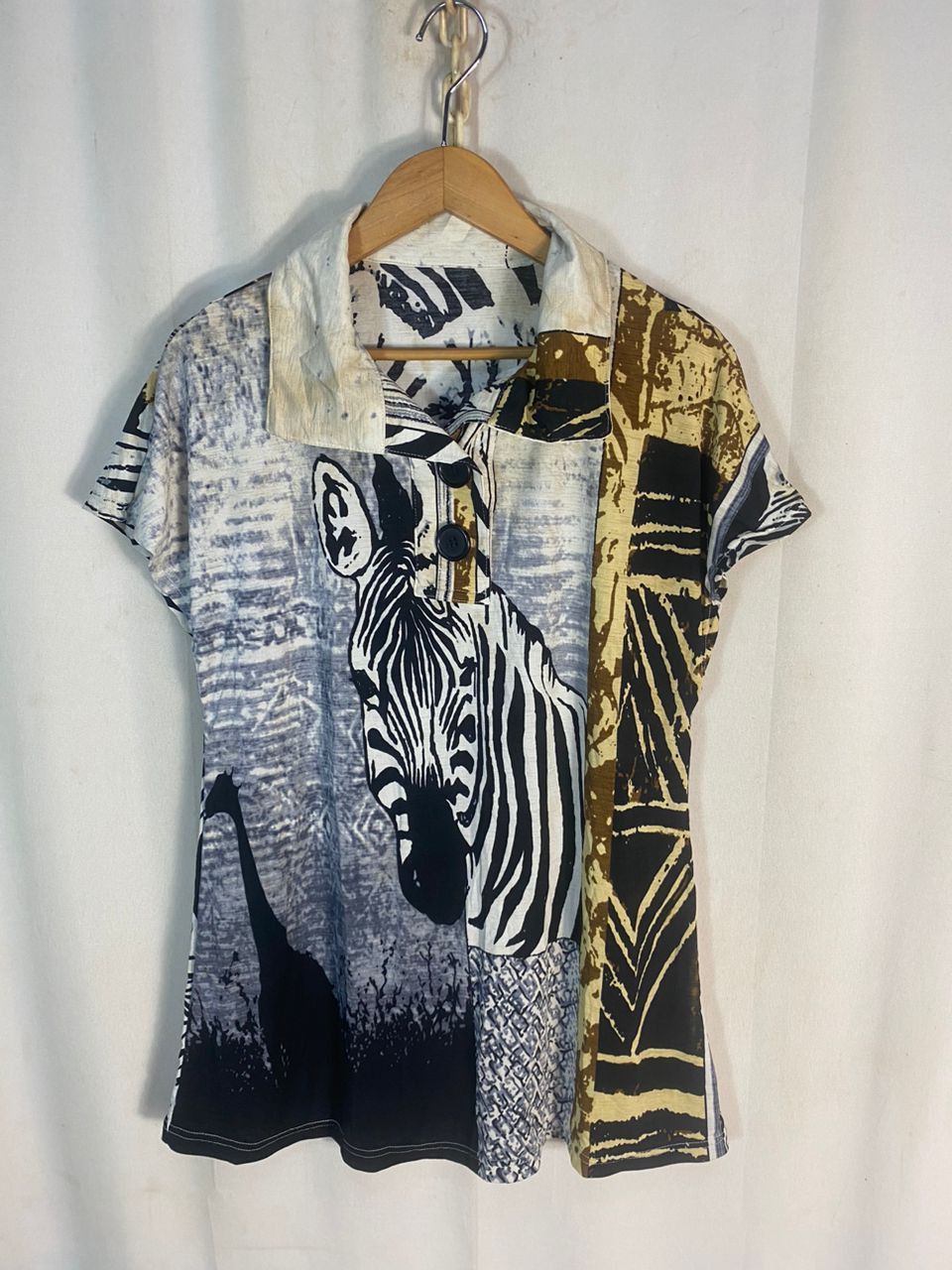 Japanese Brand Souverain fullprint blouse shirt Size M / US 6-8 / IT 42-44 - 11 Thumbnail