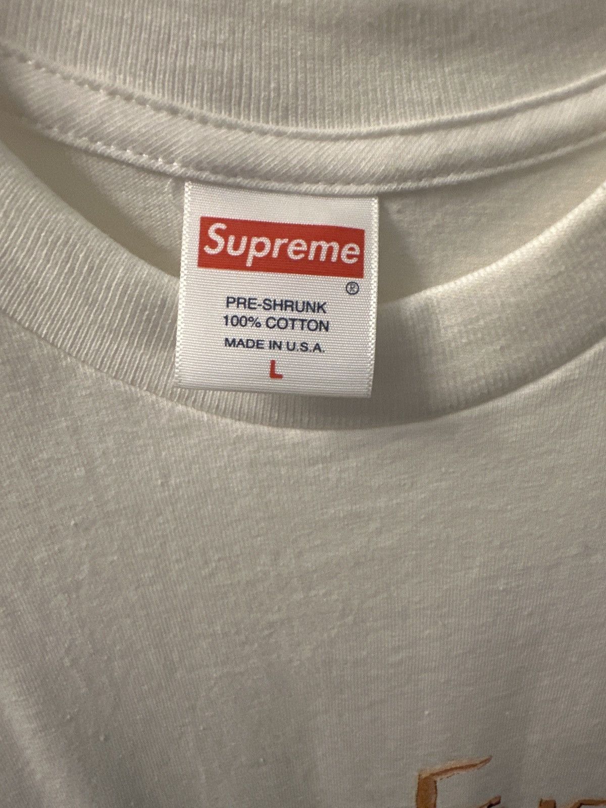 Supreme Supreme White Fuck You Tee Size US L / EU 52-54 / 3 - 3 Thumbnail