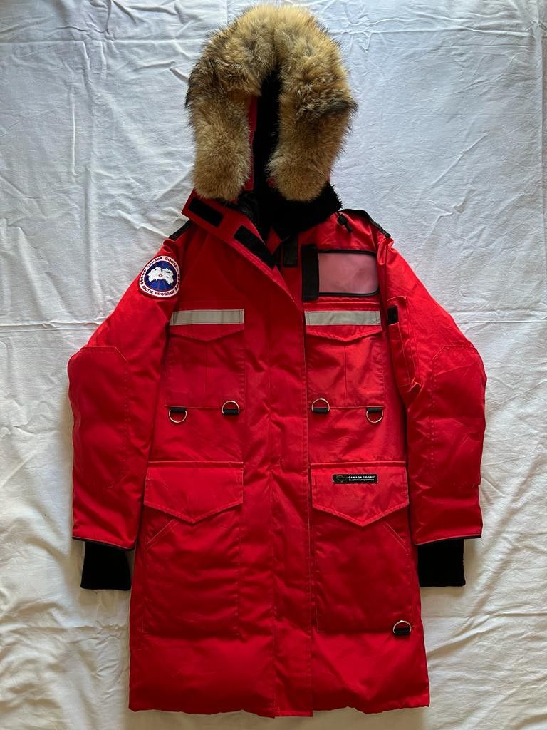 image of Canada Goose Resolute Parka in Red, Women's (Size XS)