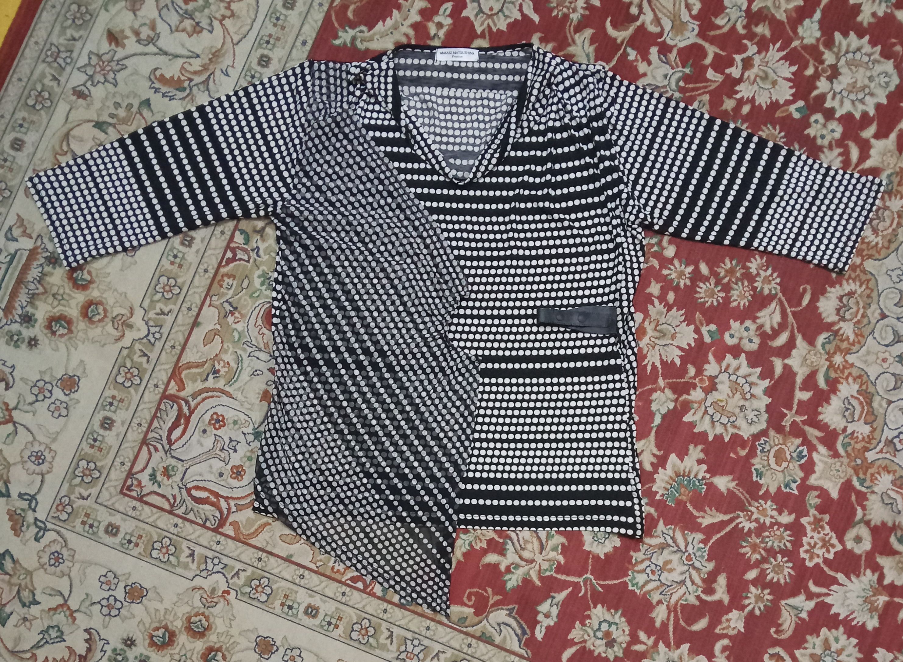 Designer × Masaki Matsushima Vintage Masaki Matsushima Premium Rare Design Blouse Size L / US 10 / IT 46 - 1 Thumbnail