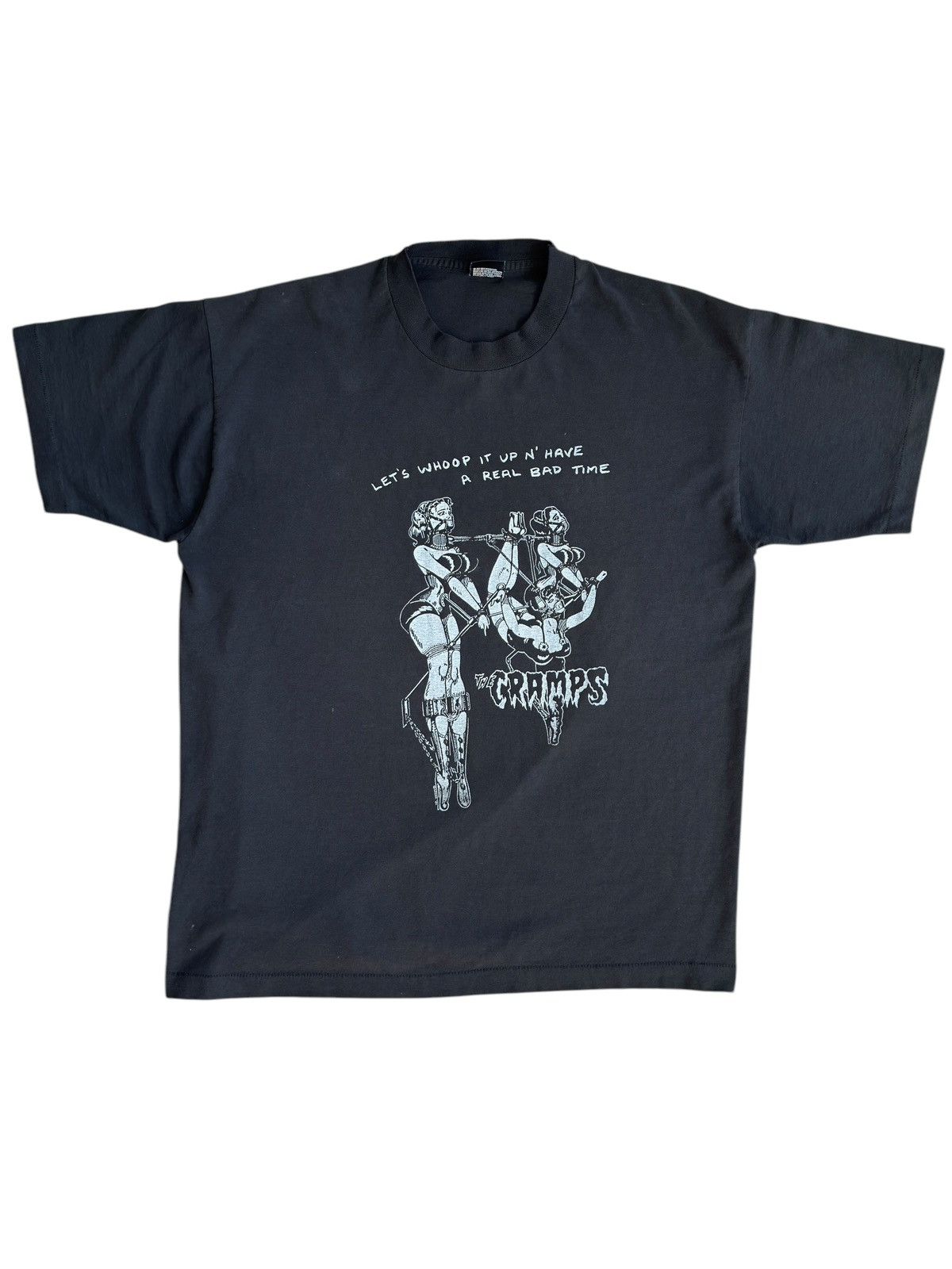 Band Tees RARE Vintage 1986 The Cramps Date w/ Elvis ‘Whoop It Up’ Tee Size US XL / EU 56 / 4 - 1 Thumbnail