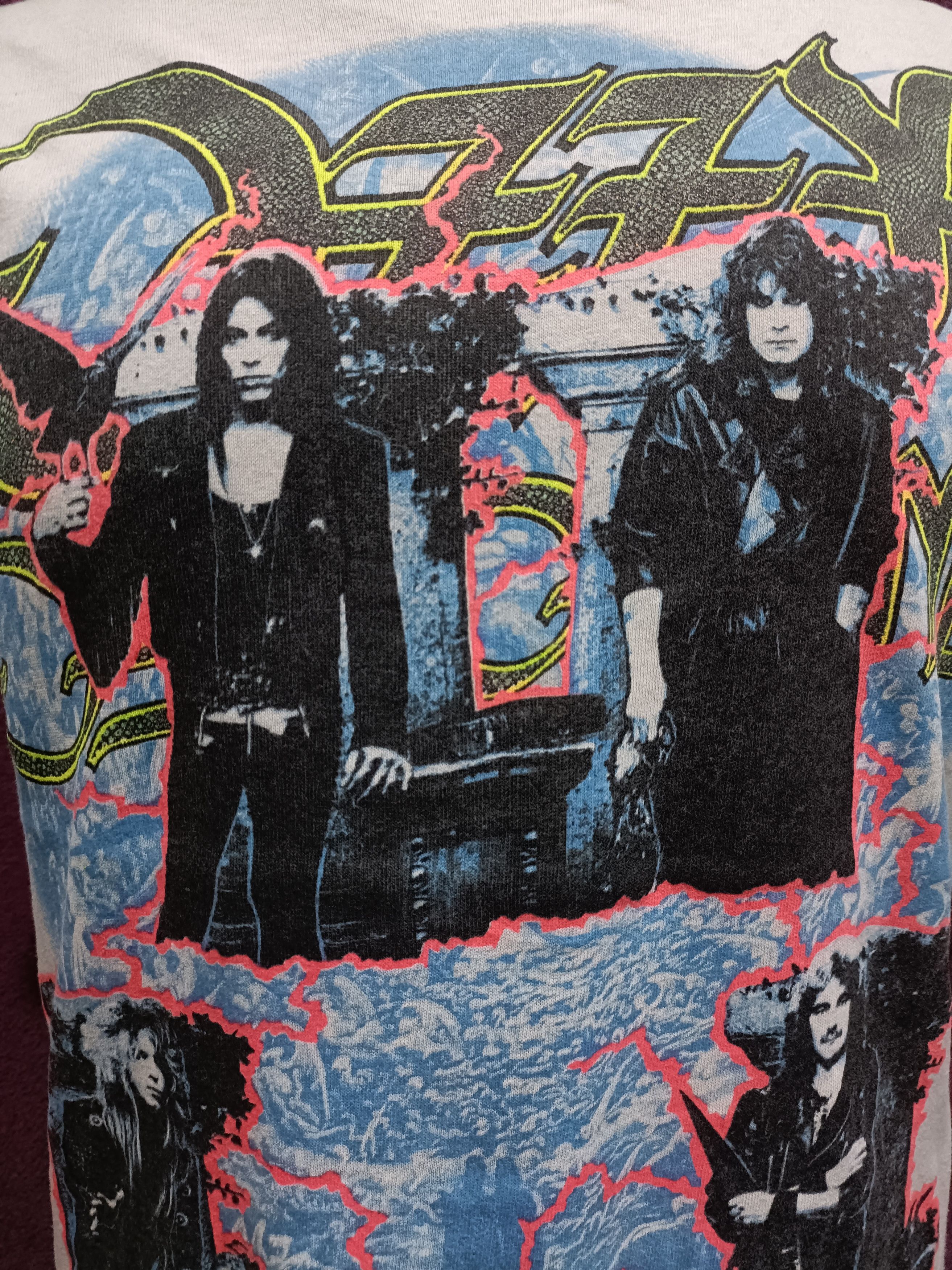 Hanes Vintage 1988 -89 Tour Ozzy Osbourne No Rest For The Wicked Size US L / EU 52-54 / 3 - 2 Thumbnail