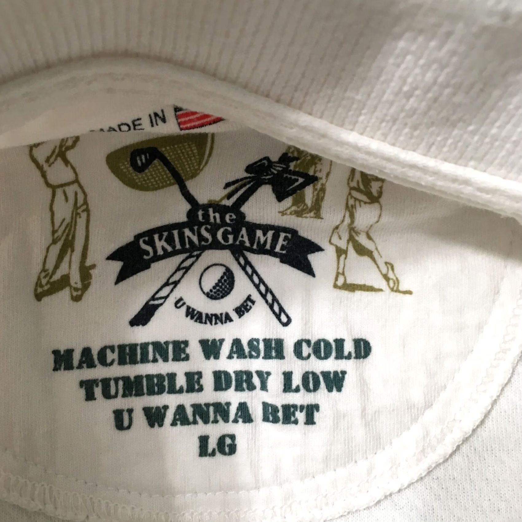 Vintage The Skins Game Polo Shirt Golf Shirt Men's LARGE Short Sleeve Cotton EMBROIDERED Size US L / EU 52-54 / 3 - 3 Thumbnail