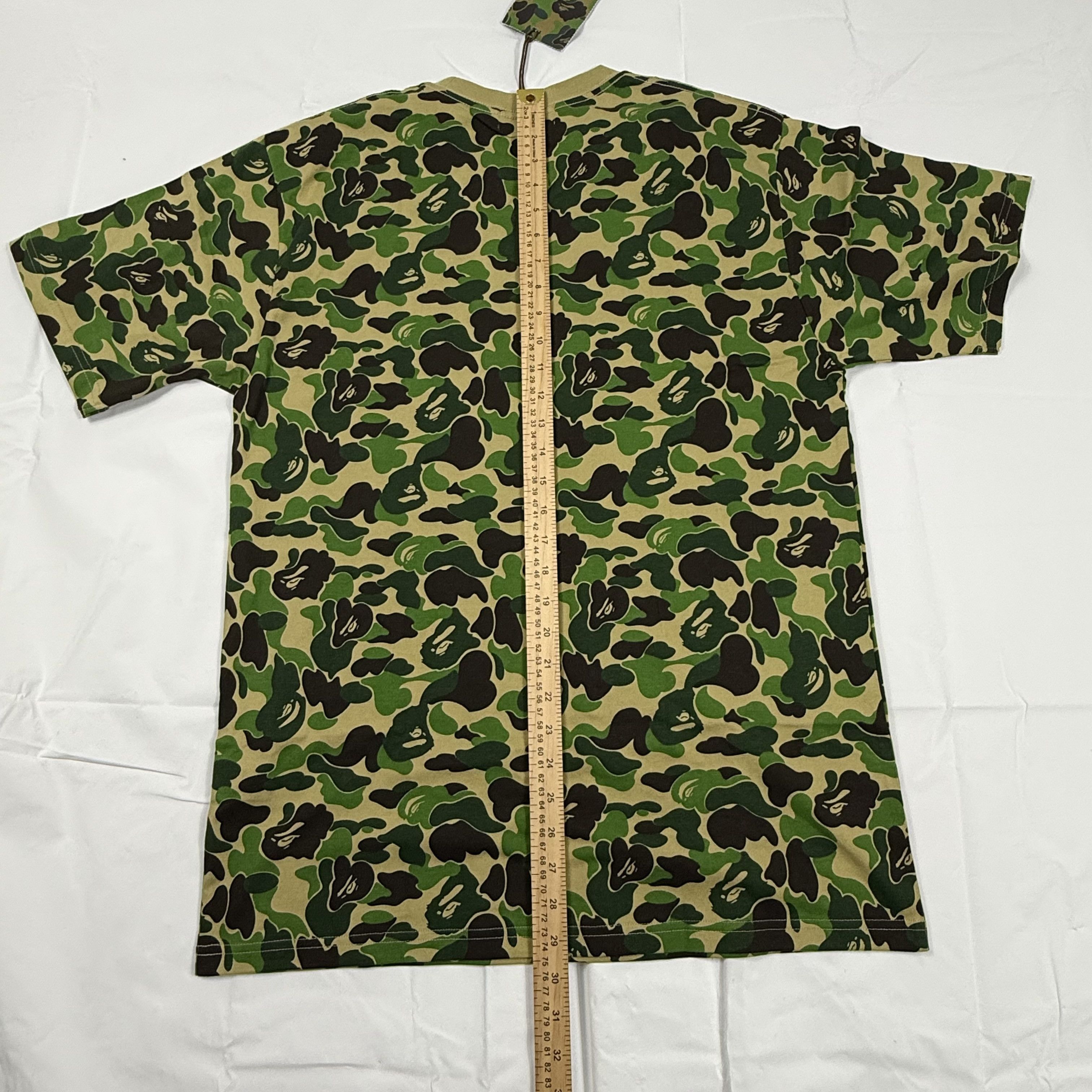 Bape A Bathing Ape Mens ABC Camo Multi Logo Shirt Green XL Size US XL / EU 56 / 4 - 10 Thumbnail
