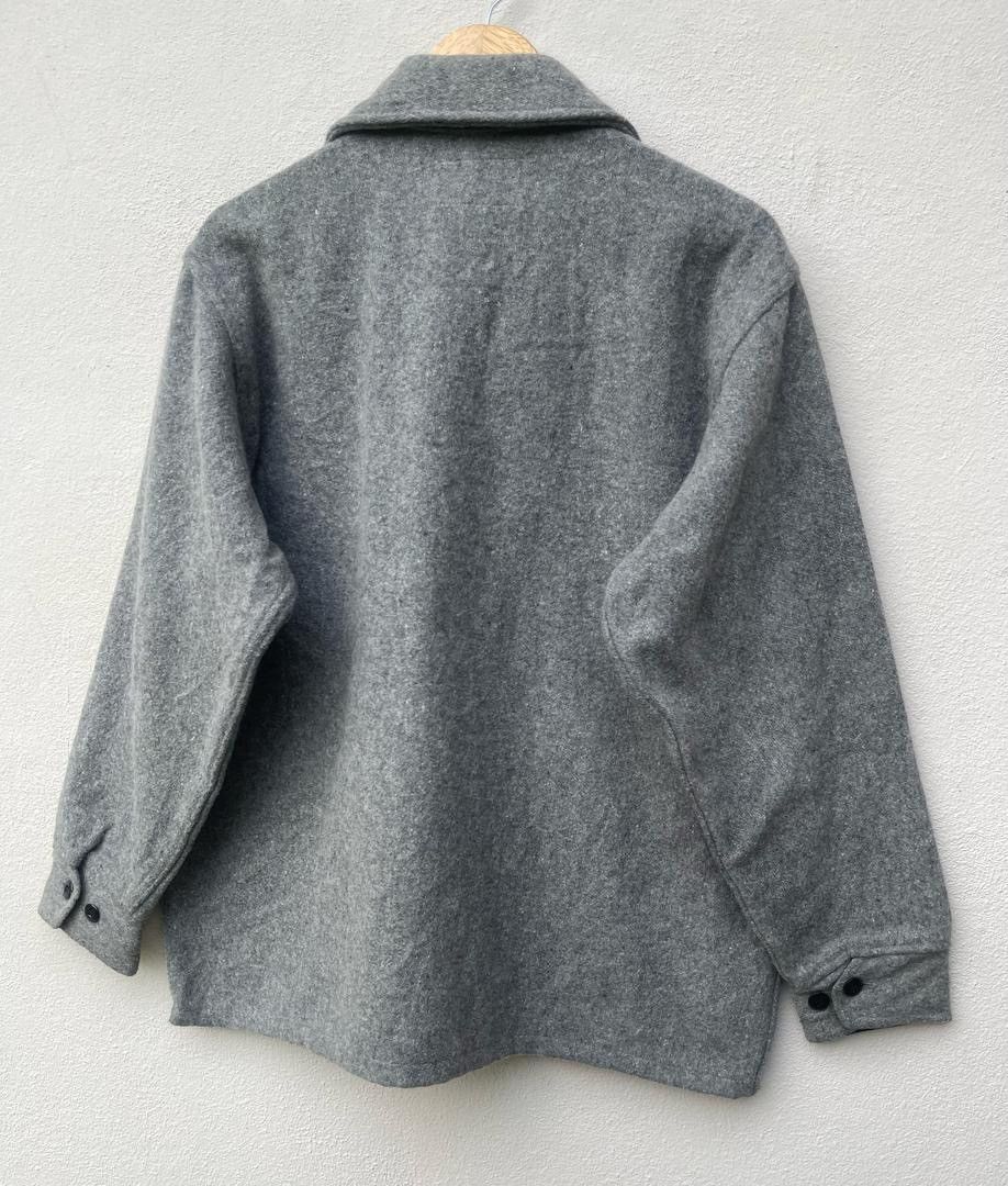 Vintage Melton Wool Zipper Jacket Size US L / EU 52-54 / 3 - 16 Thumbnail