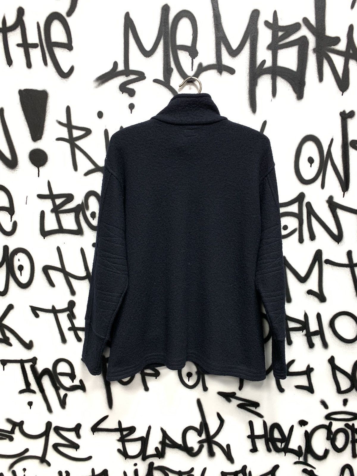 Paul Smith Paul Smith Black Assymetric Wool Coat Jacket Size US M / EU 48-50 / 2 - 4 Thumbnail