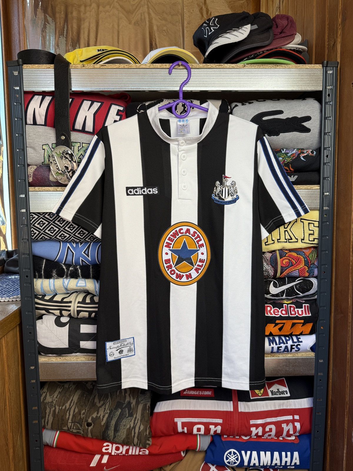 Adidas Adidas Newcastle vintage t shirt jersey Size US S / EU 44-46 / 1 - 1 Thumbnail