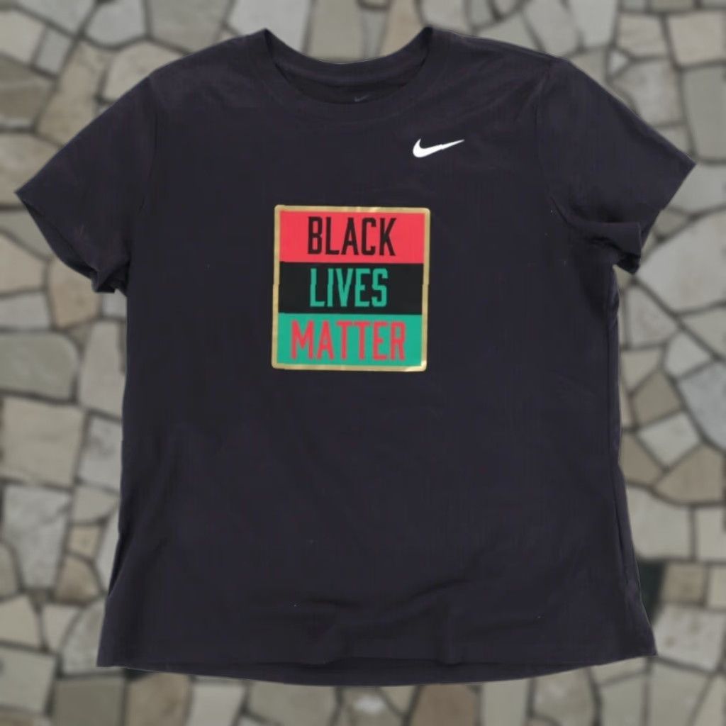 Nike Nike Black Lives Matter Solid Shirt Women's XL Black Size XL / US 12-14 / IT 48-50 - 1 Thumbnail