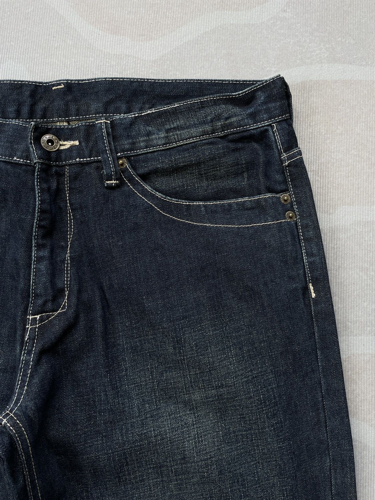 Designer × George George Straight Jeans (LG141) Size US 35 - 4 Thumbnail