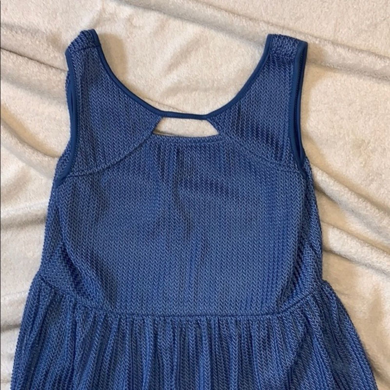 River Island Chelsea Girl by River Island Blue Mini Sundress | Sz US8 Size M / US 6-8 / IT 42-44 - 3 Thumbnail