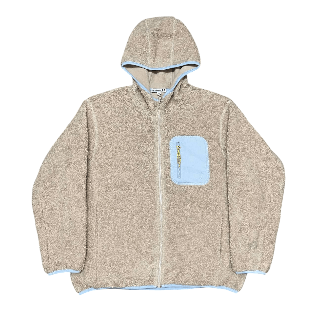 JW Anderson × Uniqlo J.W.Anderson Uniqlo Fleece Zipper Hooded Jacket Size US L / EU 52-54 / 3 - 1 Thumbnail