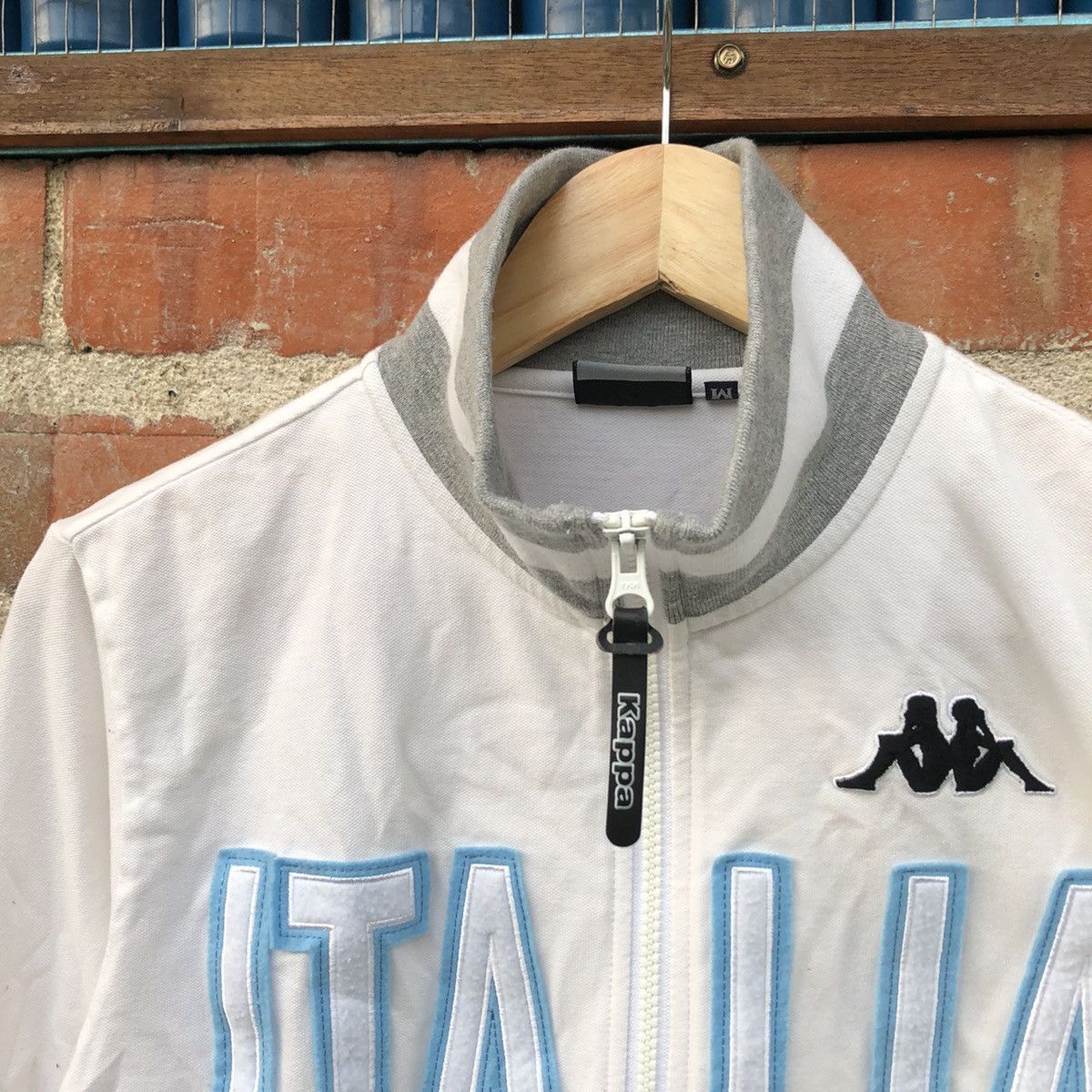 Kappa × Vintage Vintage Kappa Italia Zipper Sweatshirt 🍒 Size US M / EU 48-50 / 2 - 3 Thumbnail
