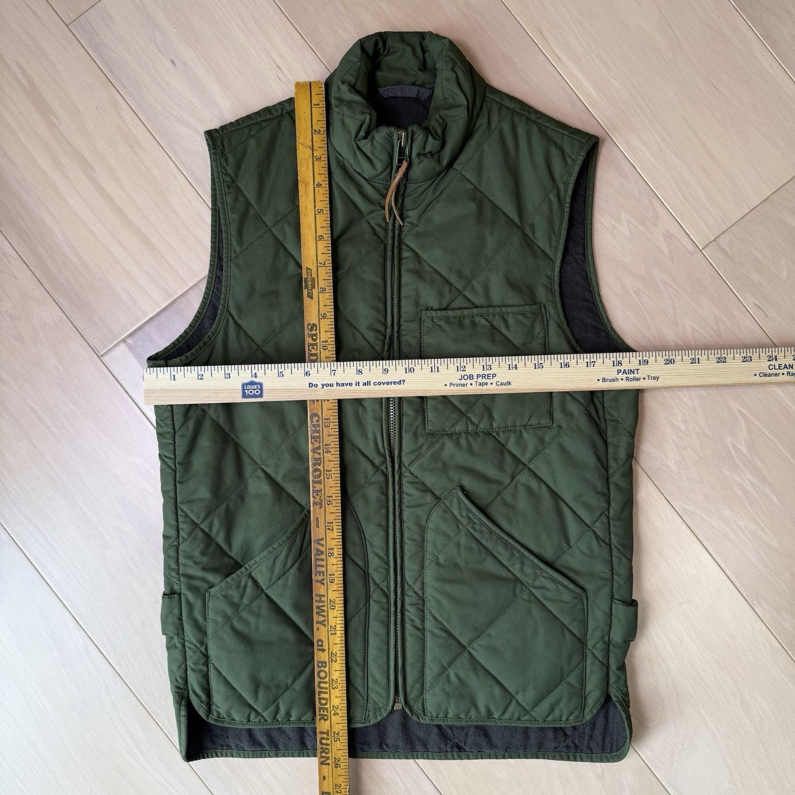J.Crew J Crew Sussex Quilted Vest XS Green Full Zip Outerwear Size US XS / EU 42 / 0 - 2 Thumbnail