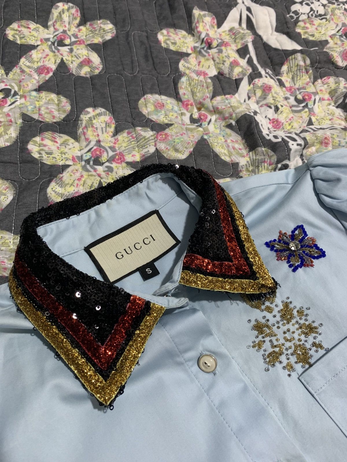 Gucci Gucci button up shirt western beads Size S / US 4 / IT 40 - 5 Thumbnail