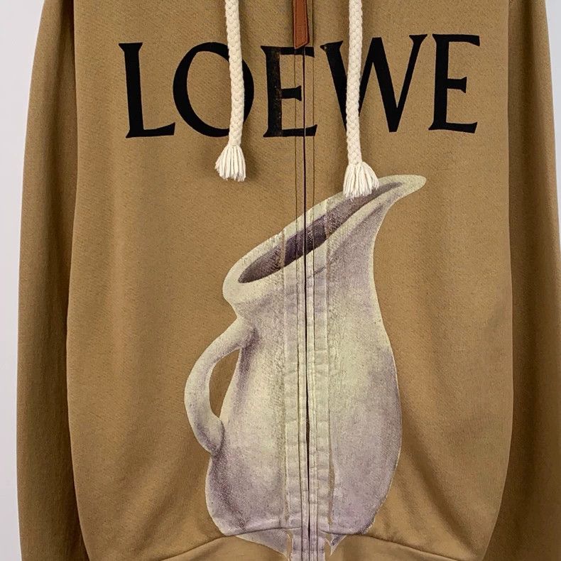 Loewe LOEWE Brown letter water bottle printed cotton hooded tuck Size M / US 6-8 / IT 42-44 - 4 Thumbnail
