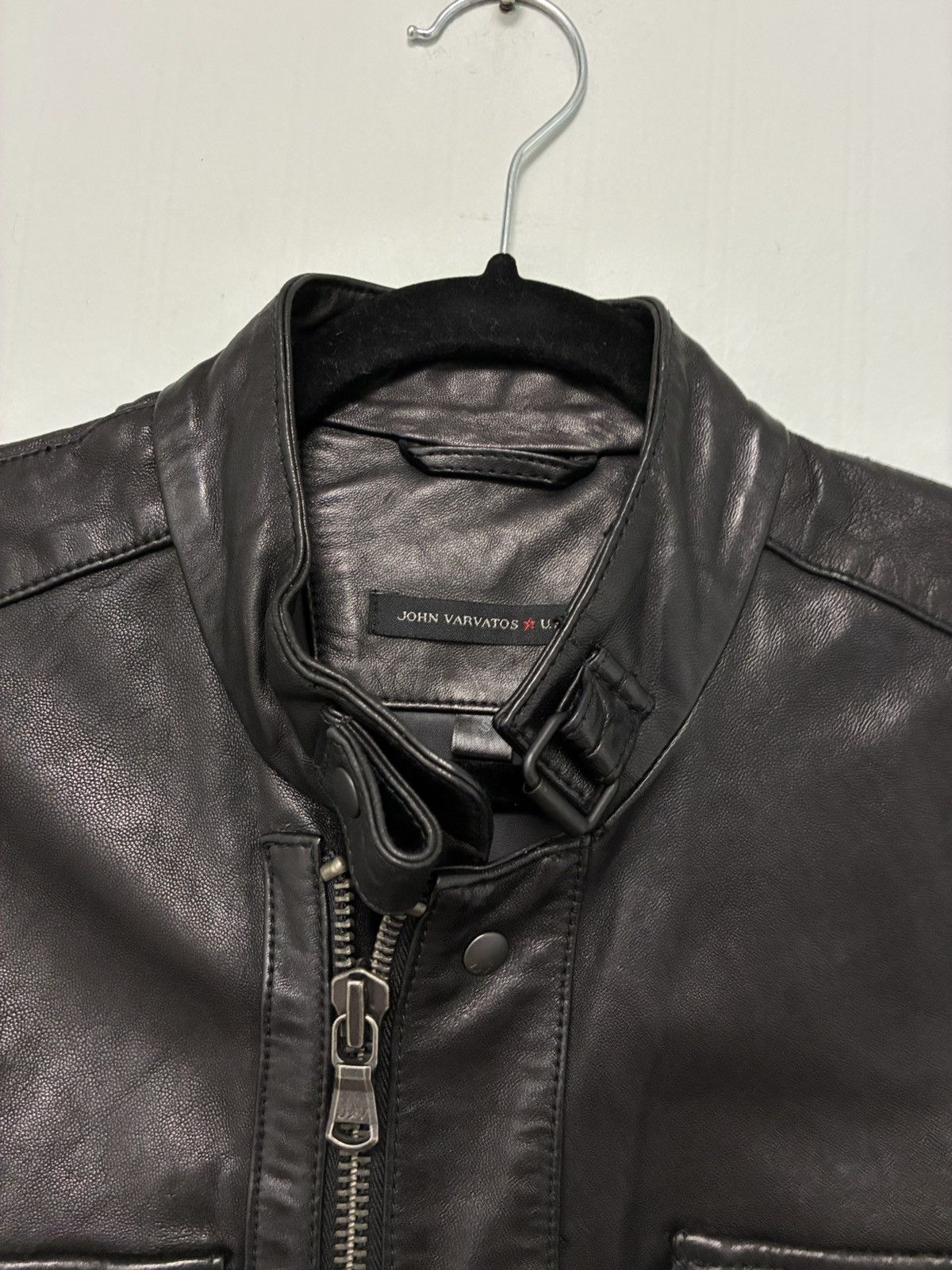 John Varvatos Leather Jacket. Size small Size US S / EU 44-46 / 1 - 10 Thumbnail